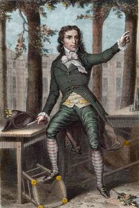 Portrait de Camille Desmoulins (1760-1794), politicien pendant la Révolution française - Unknown artist