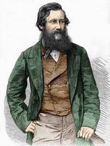 Portrait du capitaine Speke, explorateur britannique (1827 - 1864) - Unknown artist