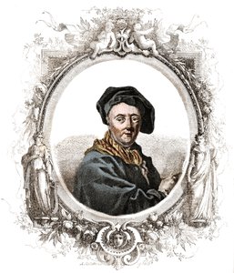 Portrait de Carle Van Loo (1705-1765) peintre français. - Unknown artist