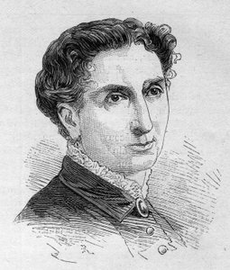 Portrait de Catherine Julie Clémentine Jouassain (1829-1902), comédienne française, membre de la Comédie-Française. Gravure dans « Le Monde Illustré » n°1168 du 16 août 1879 - Unknown artist