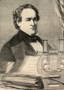 Portrait de Charles Anthon (1797-1867), professeur américain. Gravure dans The Illustrated London News du 23 janvier 1858. - Unknown artist