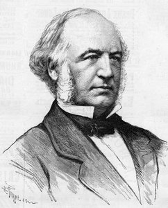 Portrait de Charles Bergeron (1808-1883) ingénieur français, grand artisan de la transformation des voies de Paris, dans « Le Monde Illustré » 1885 - Unknown artist