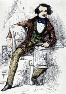 Portrait de Charles Dickens (1812-1870), écrivain anglais. - Unknown artist