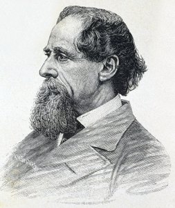 Portrait de Charles Dickens - Unknown artist