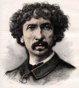Portrait de Charles Garnier (1825-1898), architecte français - gravure dans « La musique populaire » journal hebdomadaire illustré - 1882 - Unknown artist