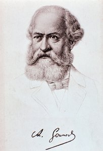 Portrait de Charles Gounod (1818-1893), compositeur anglais (dessin) - Unknown artist