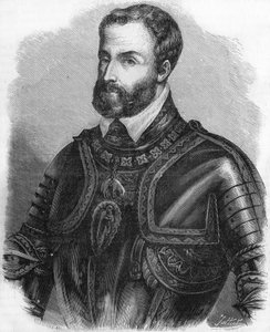 Portrait de Charles V (1500-1558), empereur du Saint-Empire germanique de 1519 à 1556. Gravure du 19ème siècle. - Unknown artist