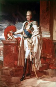Portrait de Charles X (1757 - 1836), roi de France de 1824 à 1830. Peinture. Musée de Capodimonte, Naples - Unknown artist