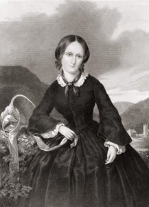 Portrait de Charlotte Brontë (1816 - 1855), poète et romancière - Unknown artist