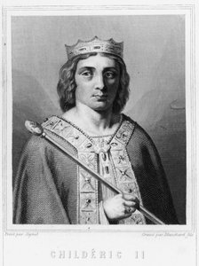 Portrait de Childéric II (v. 653 - 675), roi d