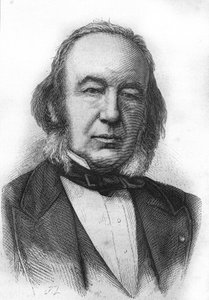 Portrait de Claude Bernard (1813 - 1878) physiologiste français - dans "L