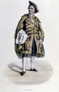 Portrait de Claude Louis Séraphin Barizain (ou Barisain), dit Monrose - Unknown artist