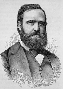 Portrait de Clément Duvernois. Gravure de la fin du 19ème siècle dans « Histoire de France » de H. Martin.