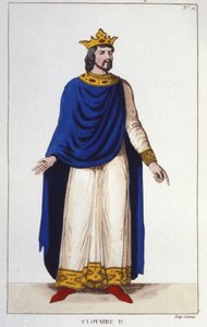 Portrait de Clotaire II (584 - 628), Roi de Neustrie et Roi des Francs - Unknown artist