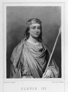 Portrait de Clovis III (? - 695), Roi d