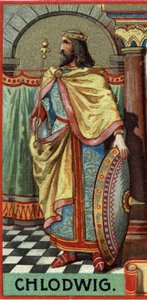 Portrait de Clovis, roi des Francs de 481 à 511 ap. J.-C. - Unknown artist