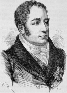Portrait du Comte Pierre Bruno Daru (1767 - 1829). Gravure de la fin du 19ème siècle dans « Histoire de France » par H. Martin.