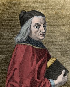 Portrait de Cristoforo Landino (1424-1498), humaniste italien