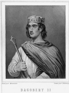 Portrait de Dagobert II (? -?) , roi d