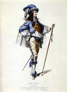 Portrait de Don Juan en pied, XIXe siècle