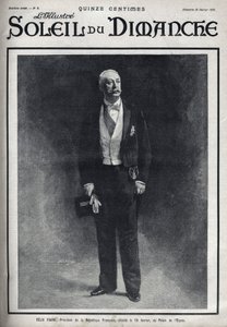 Portrait de Félix Faure (1841-1899), président de la République française publié lors de sa mort le 16 février au Palais de l