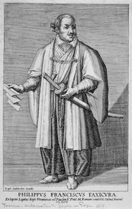 Portrait de Filippo Francesco Faxicura (Philip Francis Faxicura ou Tsunenaga Hasekura)