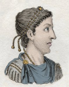 Portrait de Flavius Honorius (384-423), empereur romain. - Unknown artist