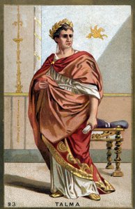 Portrait de François-Joseph Talma (1763-1826), acteur français. Chromolithographie de la fin du 19ème siècle - Unknown artist