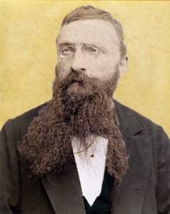 Portrait de François Auguste René Rodin - Sculpteur français - photographie vers 1885 - Unknown artist