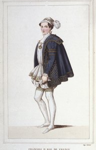Portrait de François II (1544 - 1560), Roi de France gravure de 1830 - Unknown artist
