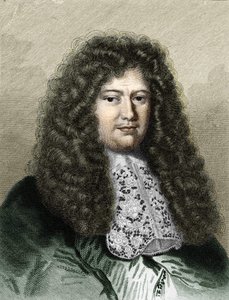 Portrait de François Michel Le Tellier, marquis de Louvois (1639-1691), homme politique français - dans Histoire des Français par Lavallée, gravure, sd