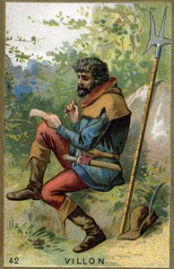 Portrait de François Villon (c. 1431 - après 1463), poète français
