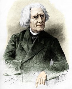 Portrait de Franz Liszt (1811-1886) compositeur et pianiste hongrois. - Unknown artist
