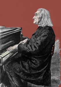 Portrait de Franz Liszt (1811-1886), compositeur et pianiste hongrois
