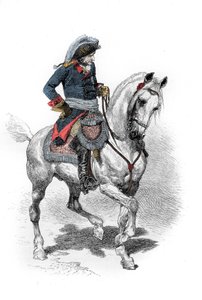 Portrait de Frédéric II de Prusse (1712-1786) dit Frédéric le Grand. Gravure du 19ème siècle.
