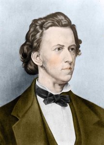 Portrait de Frédéric Chopin (1810-1849), compositeur polonais - Unknown artist