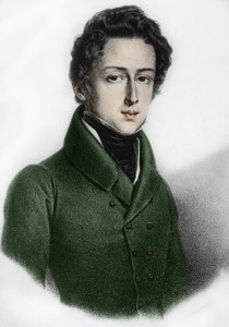 Portrait de Frédéric Chopin (1810 - 1849), compositeur polonais. - Unknown artist