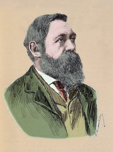 Portrait de Friedrich Engels (1820-1895) philosophe et théoricien socialiste allemand - Unknown artist