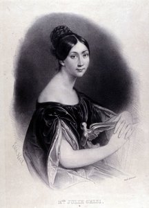 Portrait de Giulia (Julie) Grisi (1811-1869) soprano italienne. - Unknown artist