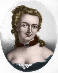 Portrait de Gabrielle Emilie de Breteuil, Marquise du Chatelet (1706-1749) - Unknown artist