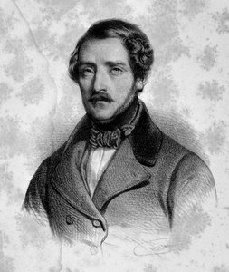 Portrait de Gaetano Donizetti (1797-1848) compositeur italien XIXe siècle. Milan, bibliothèque du conservatoire