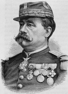 Portrait du Général Carré de Bellemarre. Gravure de la fin du 19ème siècle dans « Histoire de France » par H. Martin. - Unknown artist