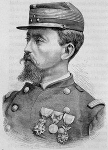 Portrait du Général Crémer. Gravure du 19ème siècle. - Unknown artist
