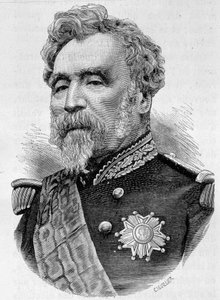 Portrait du Général de la Motterouge. Gravure de la fin du XIXe siècle dans "Histoire de France" par H. Martin - Unknown artist