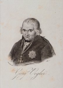 Portrait de Georg Joseph Vogler (abbé Vogler) (gravure) - Unknown artist