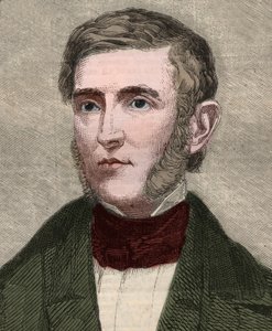 Portrait de George Bancroft (1800-1891), historien et homme politique américain. Gravure dans « The Illustrated London News » du 23 janvier 1858. - Unknown artist