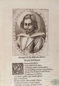 Portrait de Gerolamo Fantini (page de titre de sa Méthode pour apprendre à jouer de la trompette) - Unknown artist
