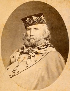 Portrait de Giuseppe Garibaldi (1807-1882) 1875. - Unknown artist