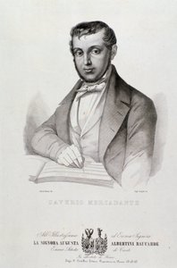 Portrait de Giuseppe Saverio Mercadante (1795-1870), compositeur italien - Unknown artist