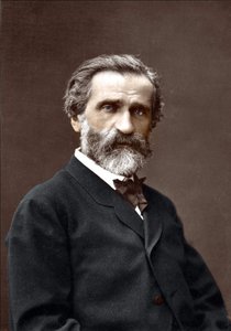 Portrait de Giuseppe Verdi (1813-1901), compositeur italien - Unknown artist